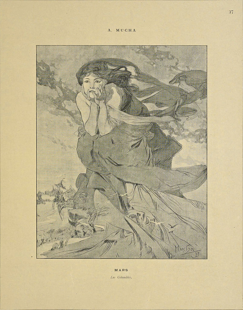 Alfons Mucha - Illustrazioni per la rivista Cocorico 2